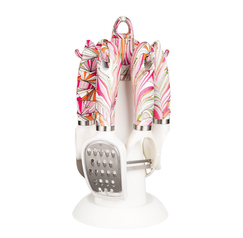 Kitchen gadgets storage rack 7-piece set