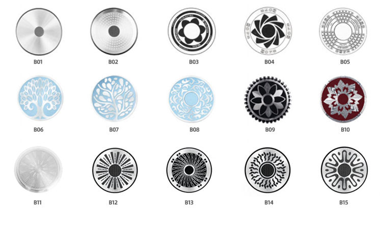 Cast aluminium pot set 12pcs/set