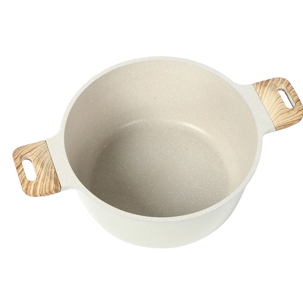 7pcs white cookware set