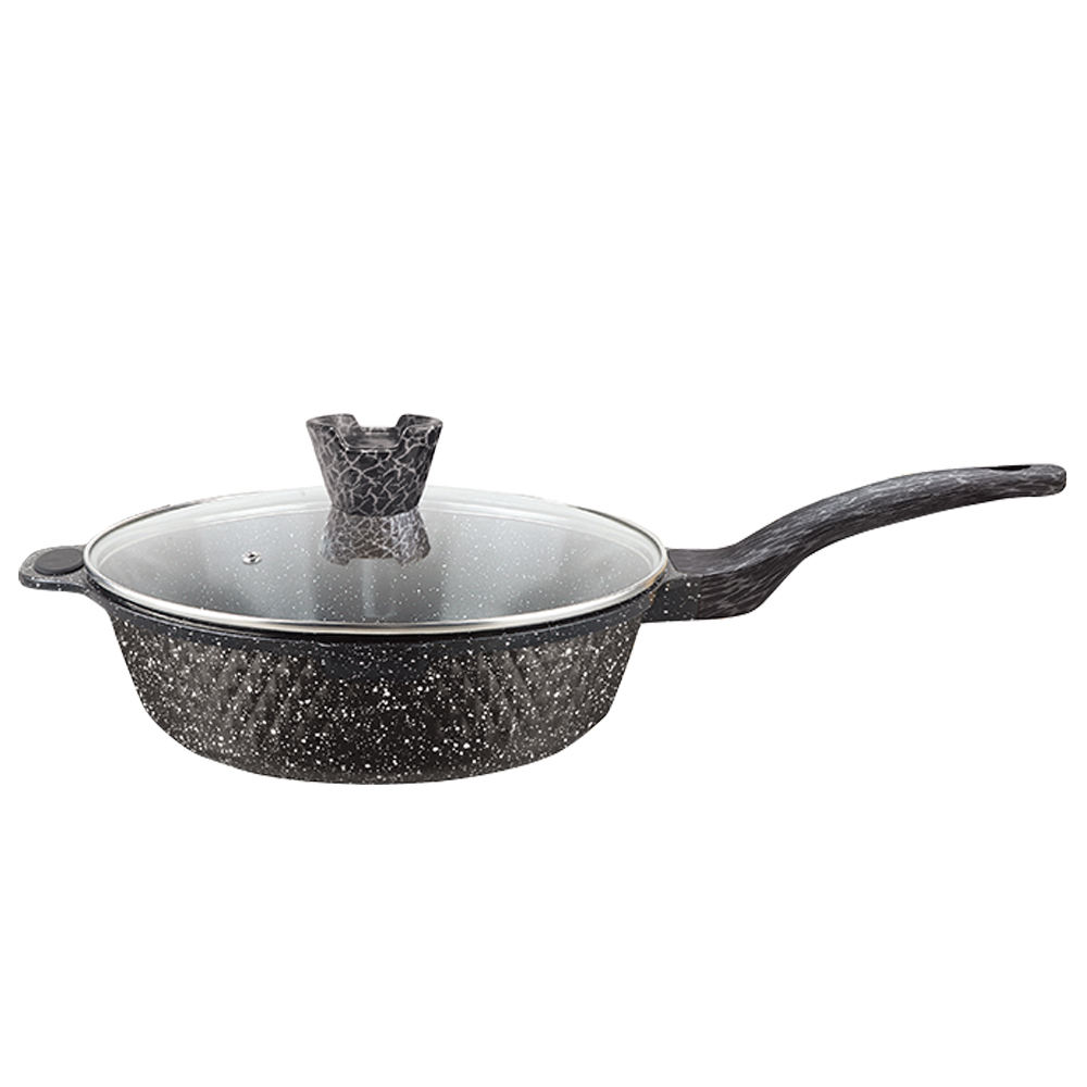 20-24-28-32 deep casserole with glass lid