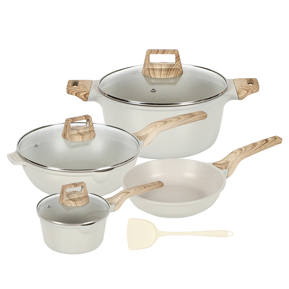 8pcs healthy and stylish cookware set