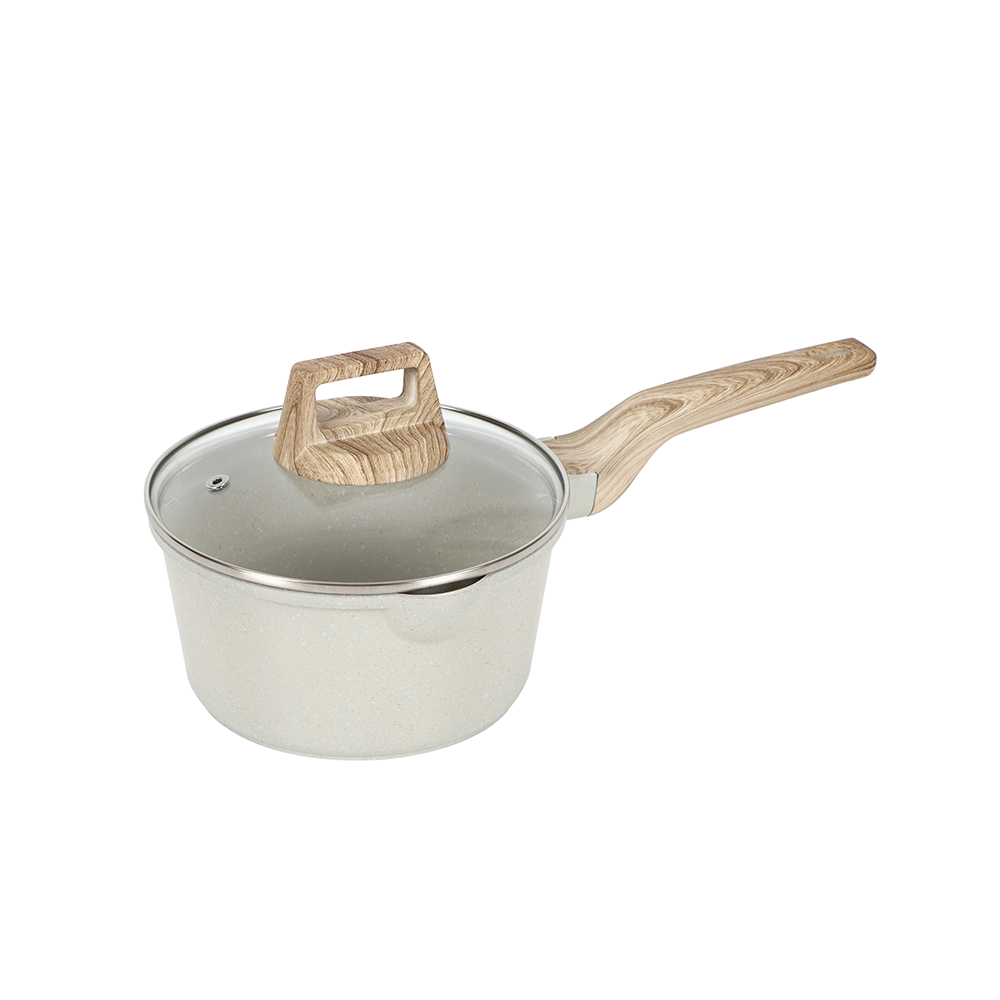 8pcs cookware set with 18cm milk pan/ 24cm casserole/ 28cm deep fry pan/ 20cm open fry pan and 24cm open fry pan