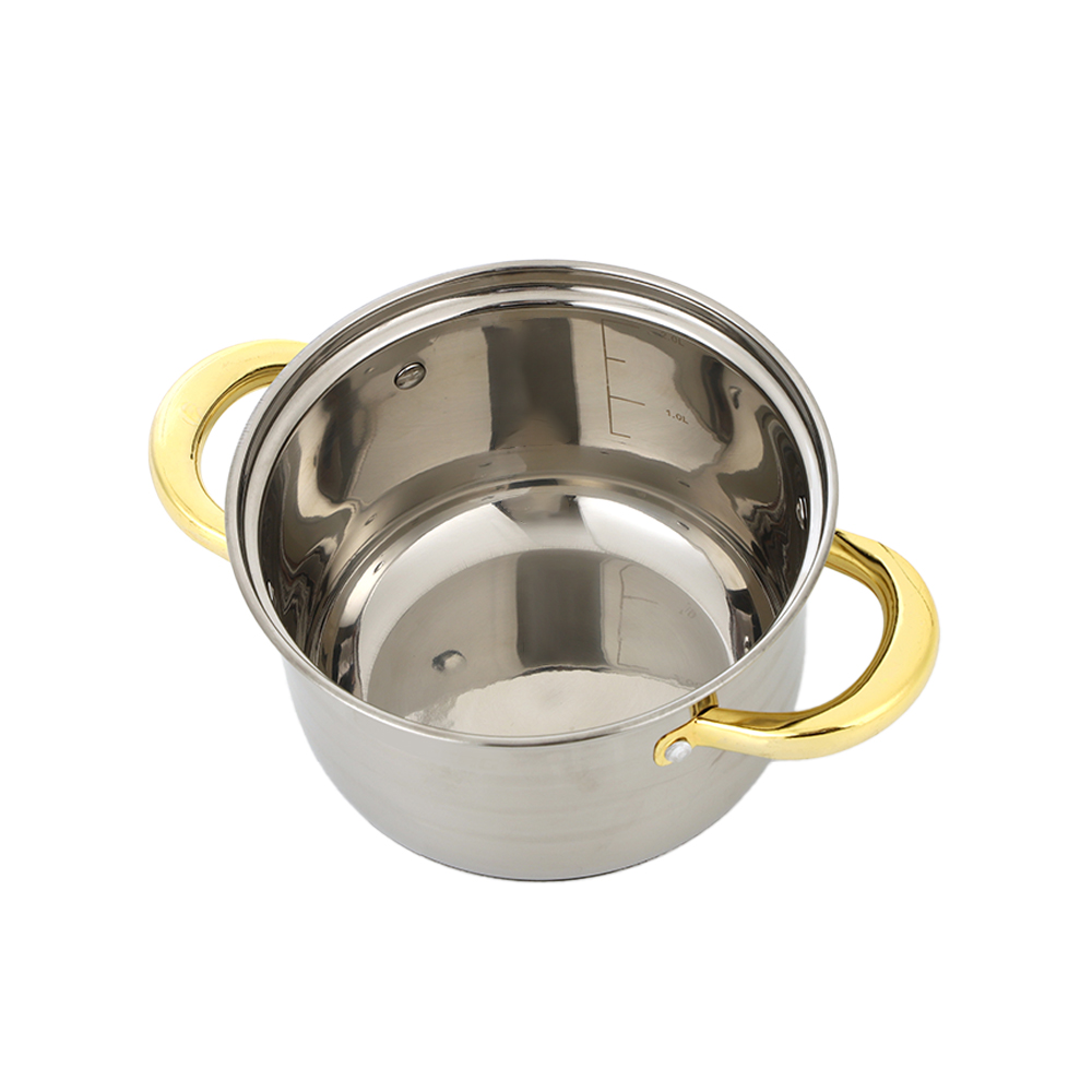 12pcs stainless steel cookware set with 16-18-20-24CM casserole/24cm fry pan/and 16CM sauce pan