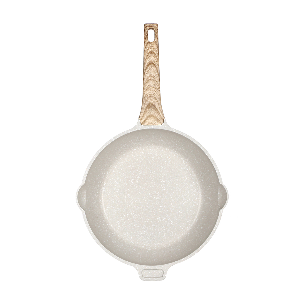 8pcs cookware set with 18cm milk pan/ 24cm casserole/ 28cm deep fry pan/ 20cm open fry pan and 24cm open fry pan