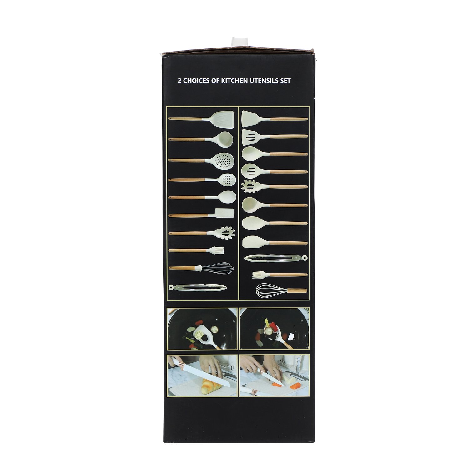19pcs silicone kitchen utensils set