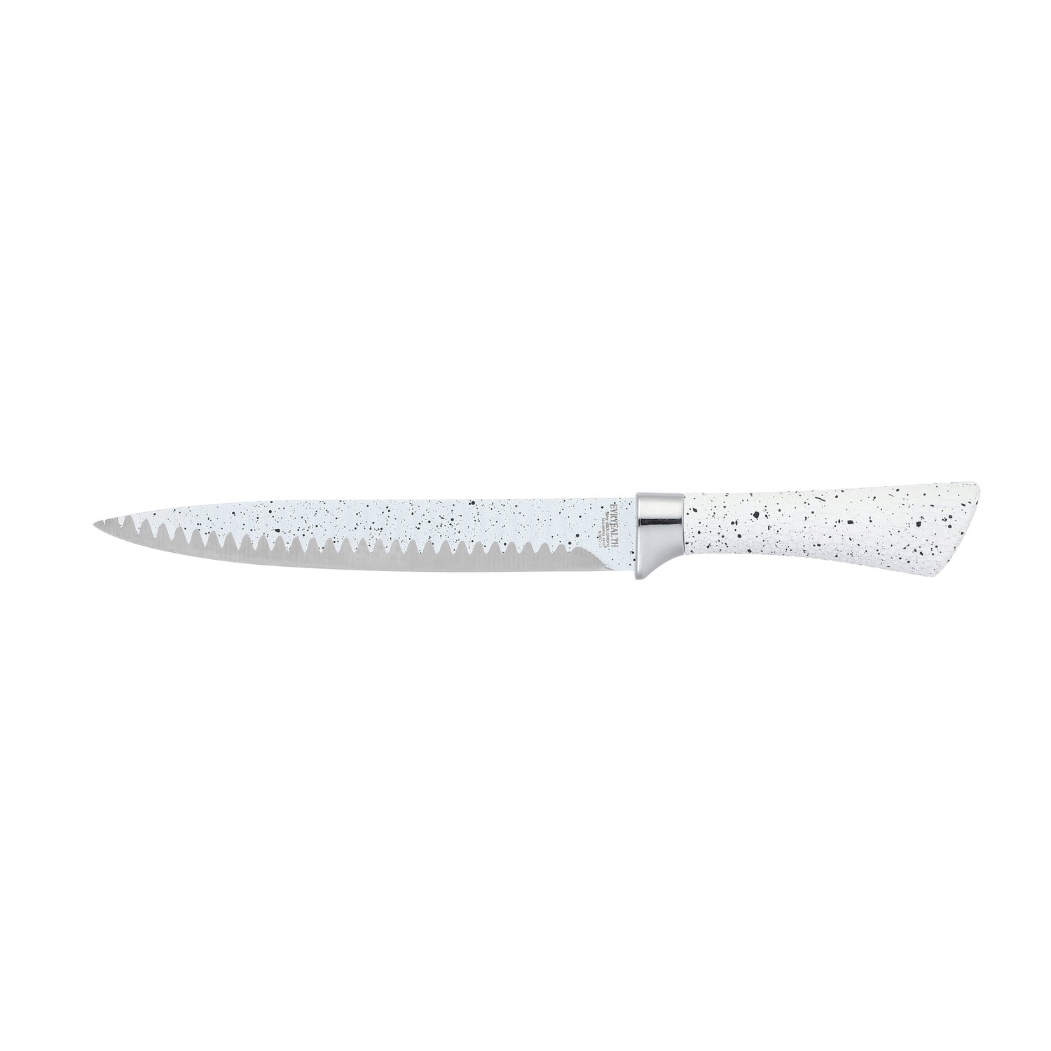 6pcs white and marble knife kitchen set