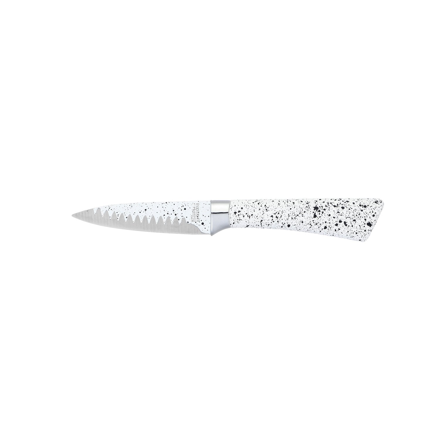 6pcs white and marble knife kitchen set