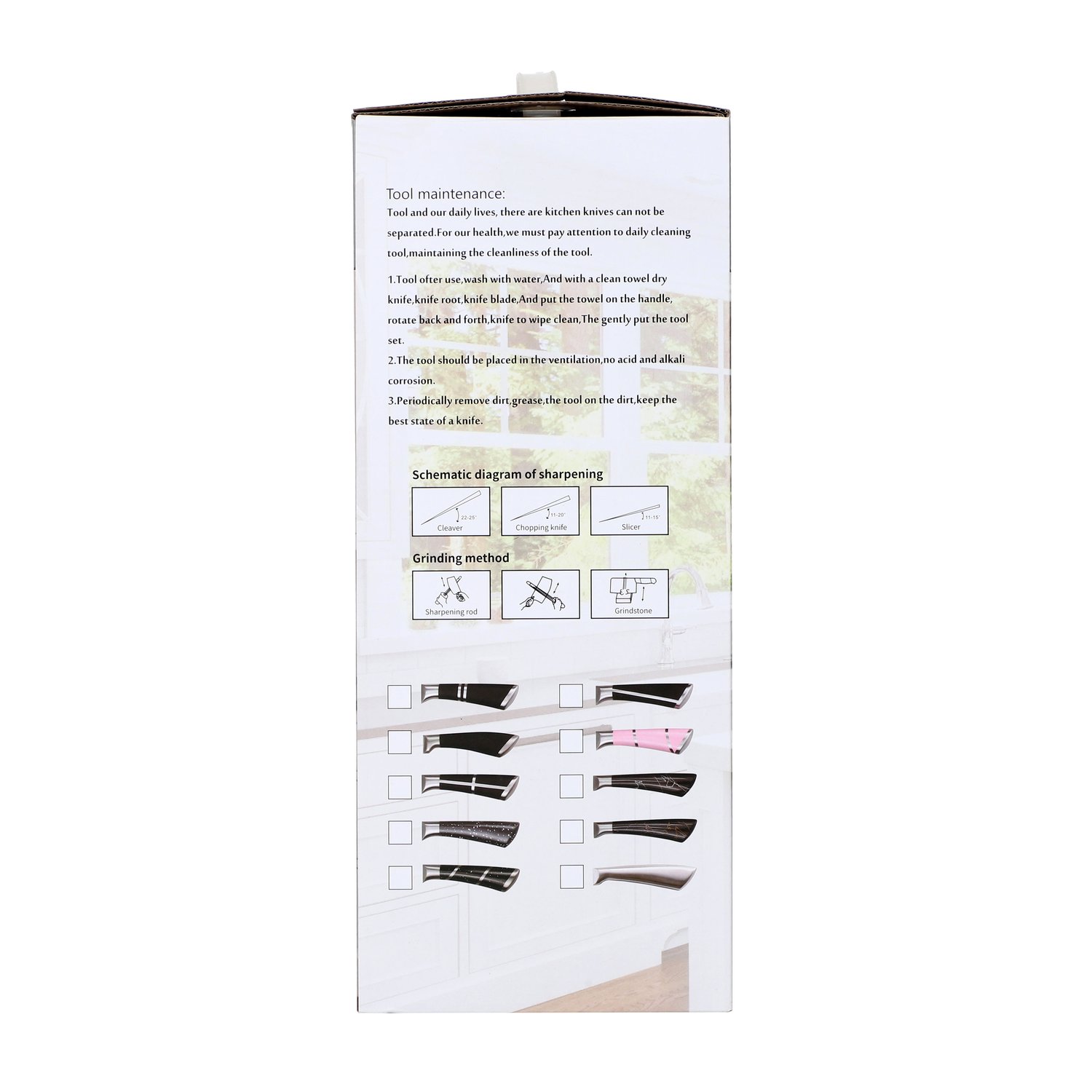 8pcs knife sets