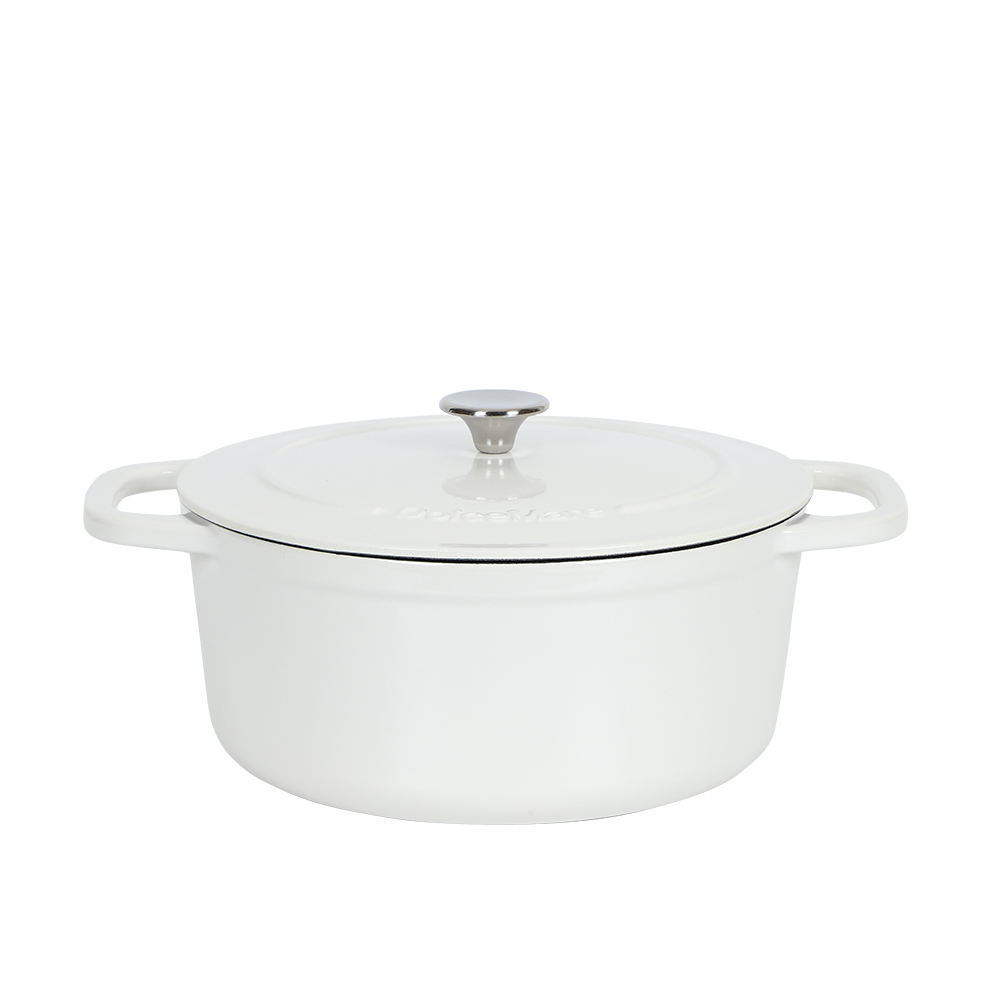 29*13cm white cast iron pot