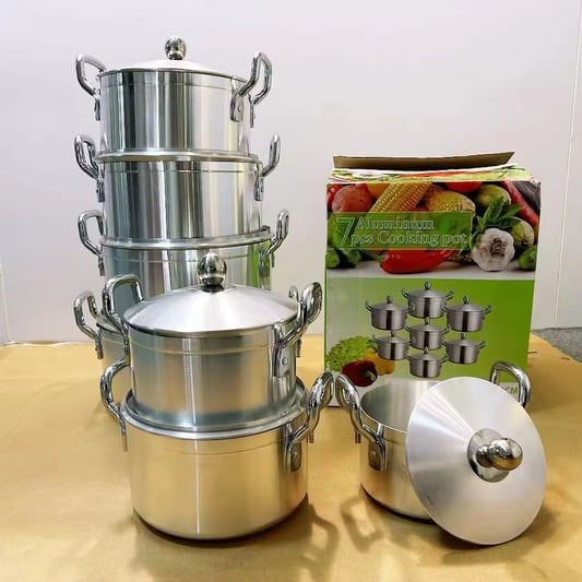 Kala 7pcs aluminum cookware set