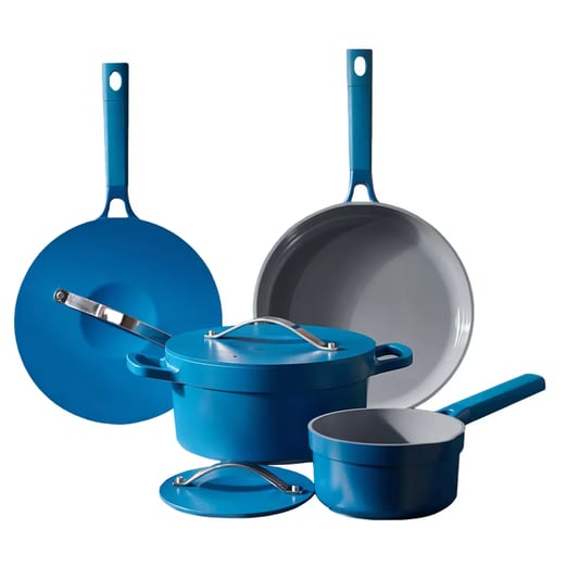 Aluminium Alloy Cookware Set with Milk Pot and Frying Pans
