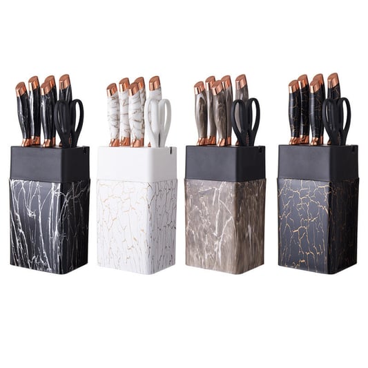 7pcs non stick coating quality kitchen knife set