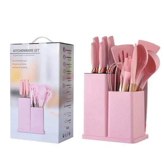 19pcs silicon modern kitchen tools set