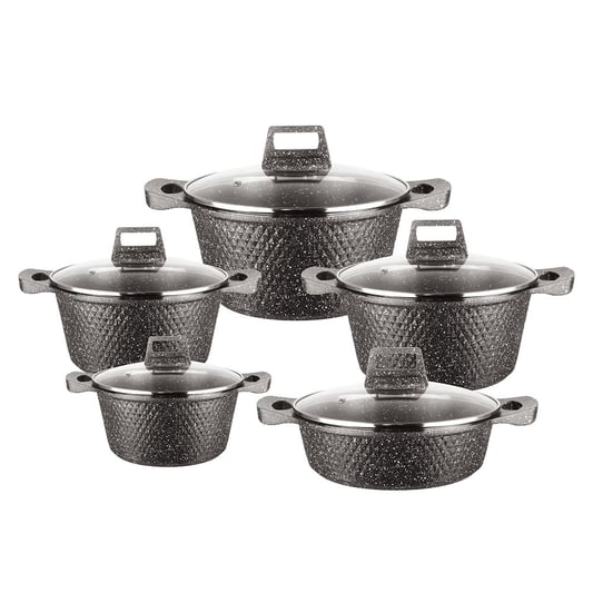 20-24-28-32cm shallow casserole with glass lid