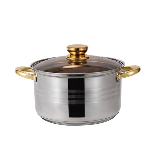 12pcs stainless steel cookware set with 16-18-20-24cm casserole/ 24cm fry pan/ 16cm sauce pan