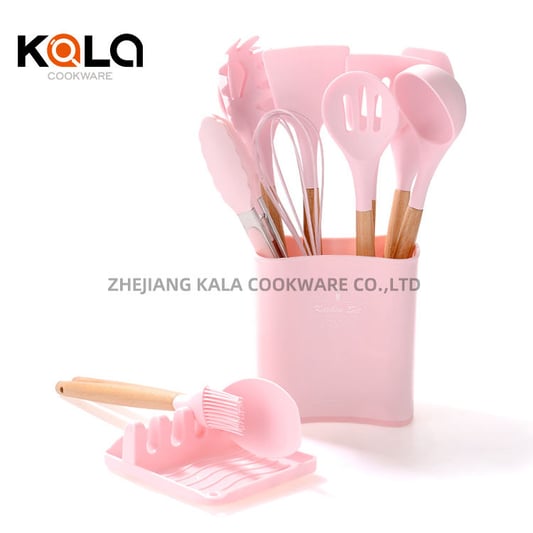 13pcs silicon kitchen utensils