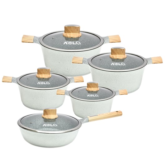 KALA 10pcs ceramic coating cookware set