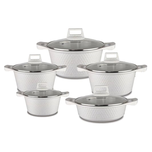 20-24-28-32cm shallow casserole with glass lid