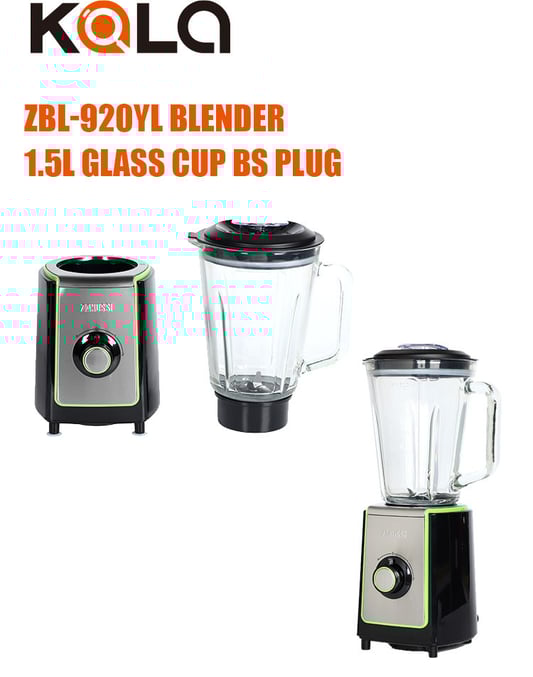 BS plug 1.5L glass cup blender