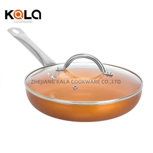 10pcs copper pan with 16cm sauce pot with lid / 20cm sauce pot with lid/ 20cm fry pan/ 24cm fry pan with lid/ 26cm casserole pan