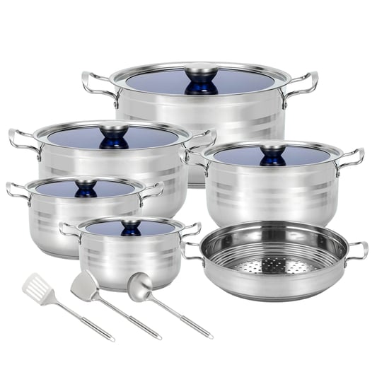 14pcs stainless steel cookware set