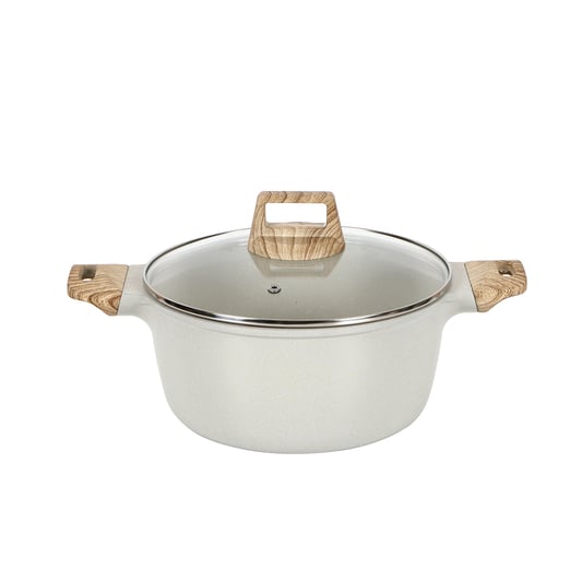 8pcs cookware set with 18cm milk pan/ 24cm casserole/ 28cm deep fry pan/ 20cm open fry pan and 24cm open fry pan