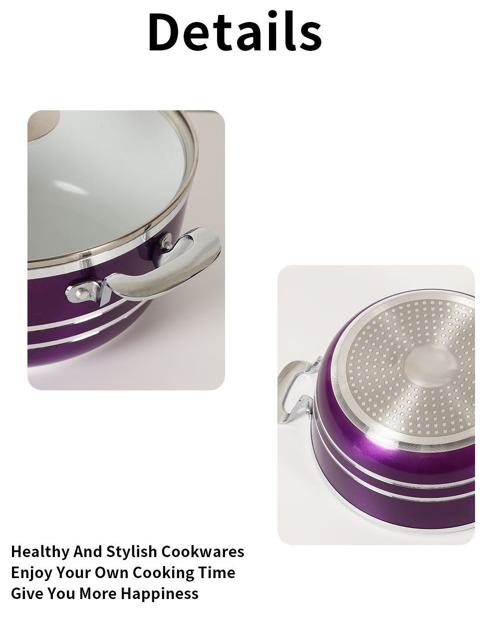 KALA 10pcs heavy pot sets